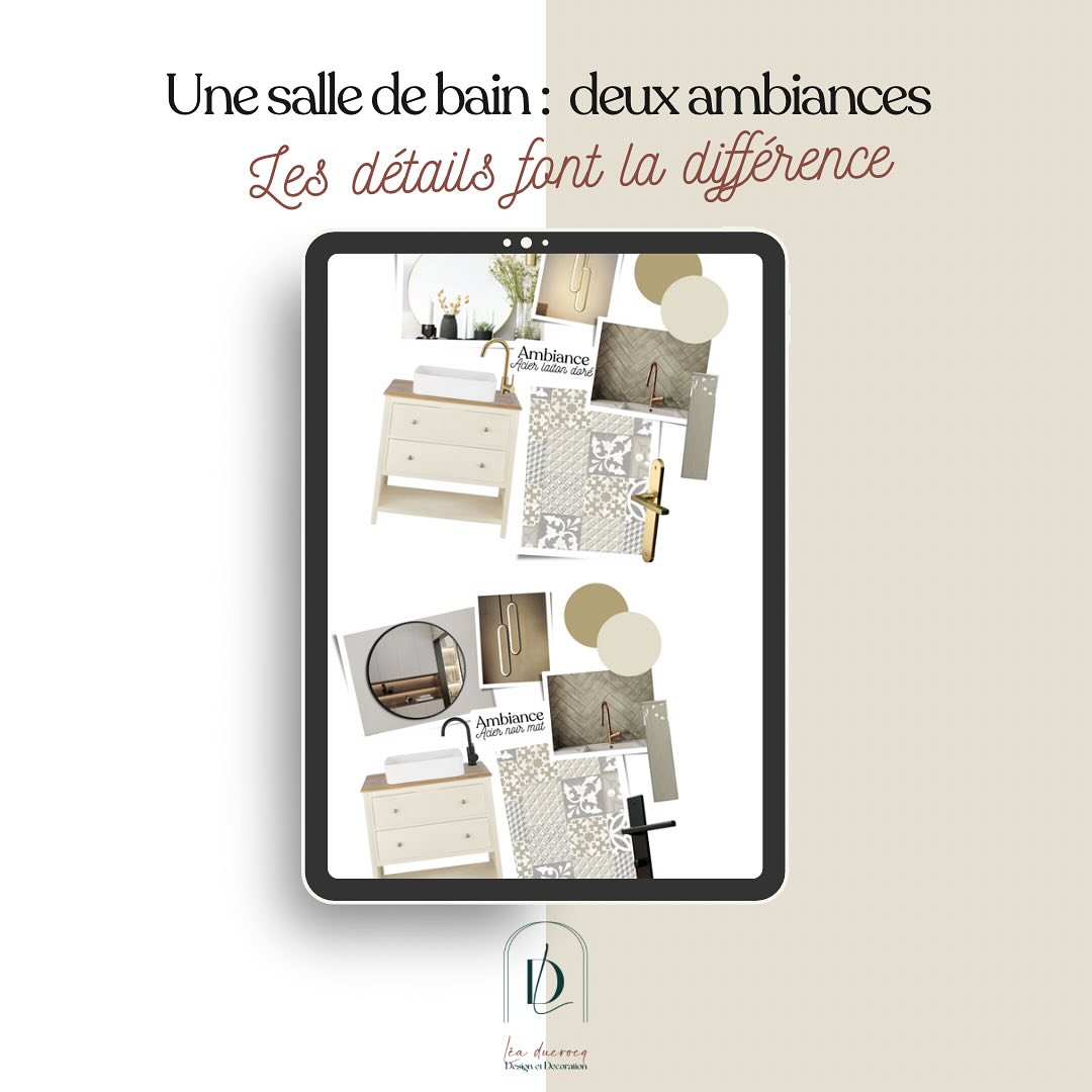 ✨ Deux ambiances, un même espace ✨Laquelle choisiriez-vous ?…