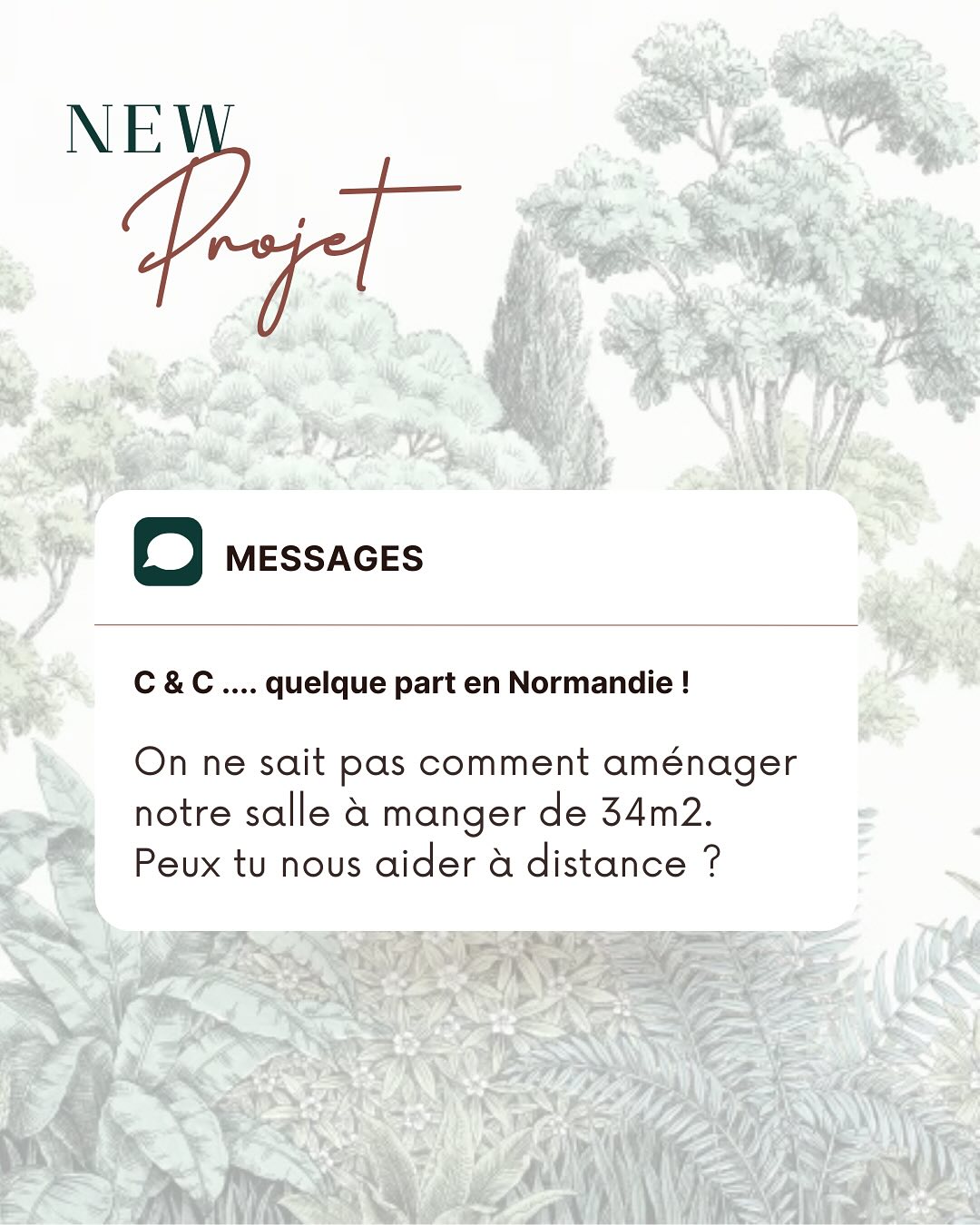 ✨ Un nouveau projet en Normandie : une salle à manger authen…