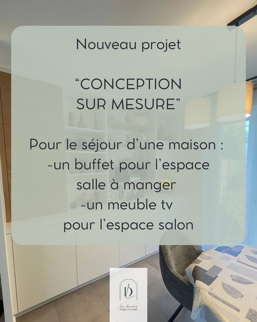 ⸻ Projet déco terminé à Hennebont ! Un séjour entièrement re…