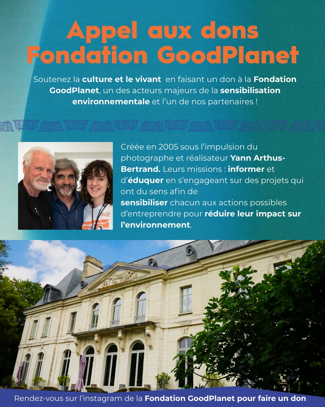 Appel aux dons - Fondation GoodPlanet @fondationgoodplanet 🌿Notre partenaire Fondation GoodPl....
