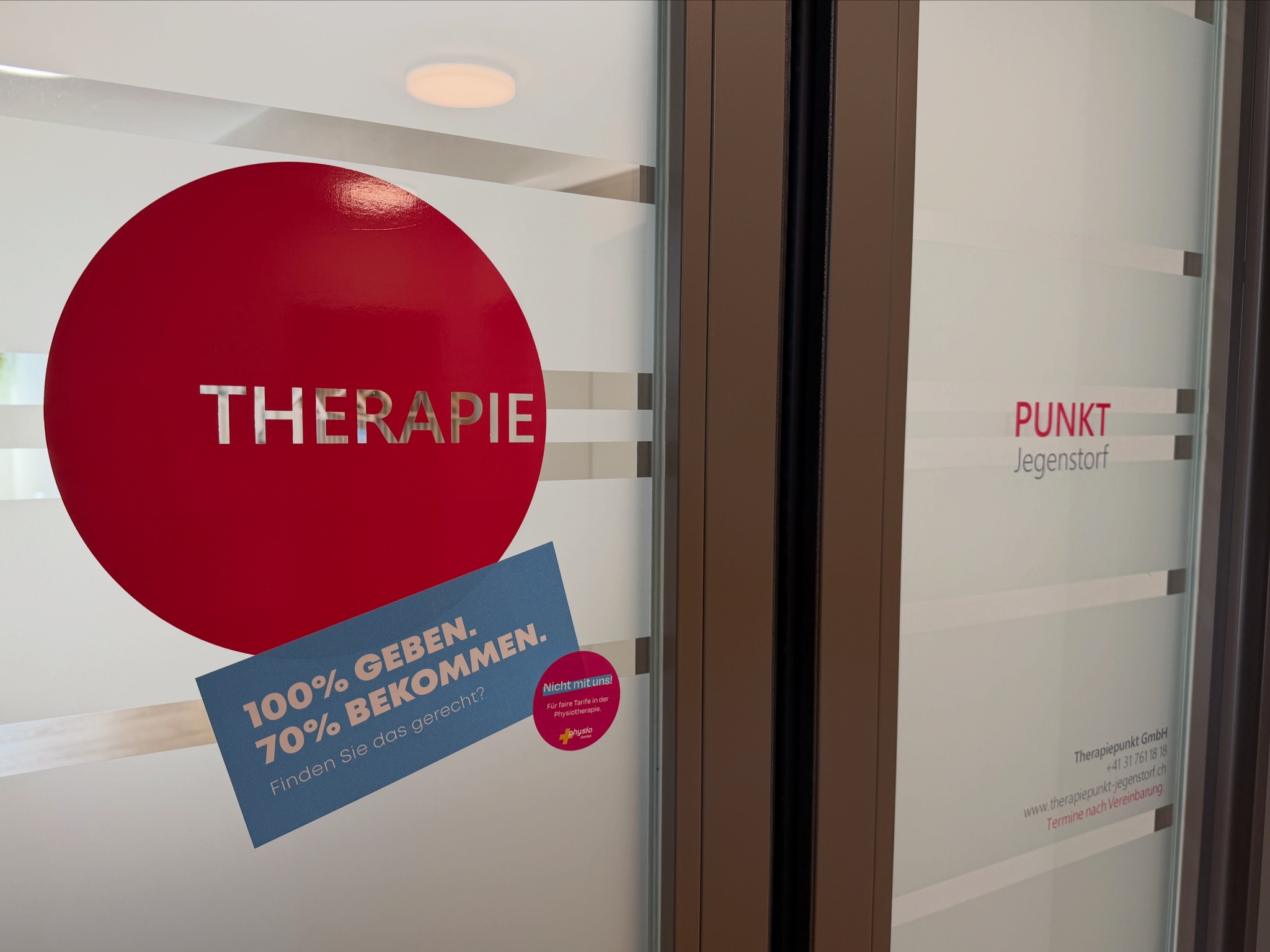 100% geben - 70% bekommen! Finden Sie das gerecht? #physiotherapie #physioswiss