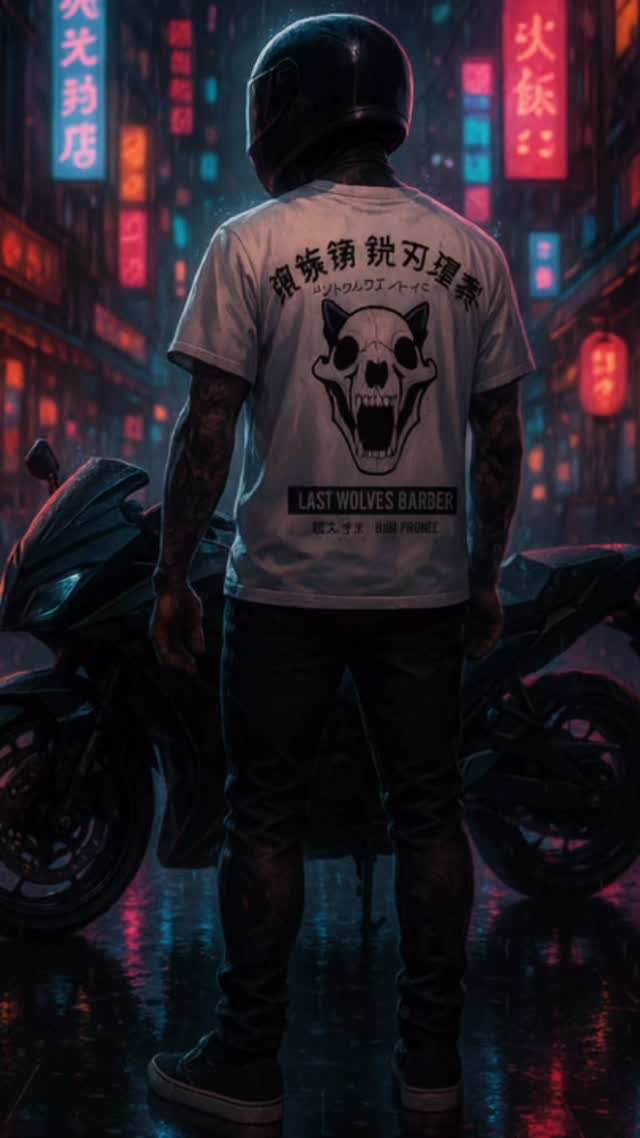 La meute, on a besoin de vous !
On bosse sur un nouveau drop… et on veut savoir si vous validez ce design 🔥
T-shirt blanc, biker, ambiance Tokyo sous la pluie…
Et surtout :
👉 les kanji japonais ne sont pas là pour le style — ils ont une vraie signification.
Ils veulent dire :
« Clan du Loup – Barbier à la lame aiguisée »
(狼族 鋭刃理容)
C’est exactement l’esprit Last Wolves, notre identité, notre ADN.
Du caractère. De la rue. De l’authenticité. De la loyauté.
Alors dites-nous :
🔥 Ça vous parle ?
🔥 Vous validez ce futur drop ?
🔥 On en lance une précommande limitée ?
Faites hurler les commentaires.
La meute décide. 🐺💈🔥