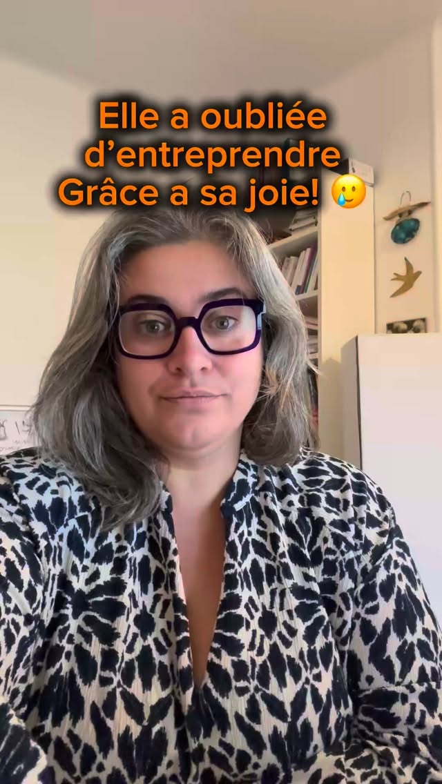 "Ma cliente d'aujourd'hui, elle a oubliée d'entreprendre avec sa joie ! 👇️ Déjà 3 ans qu'elle dévelo…