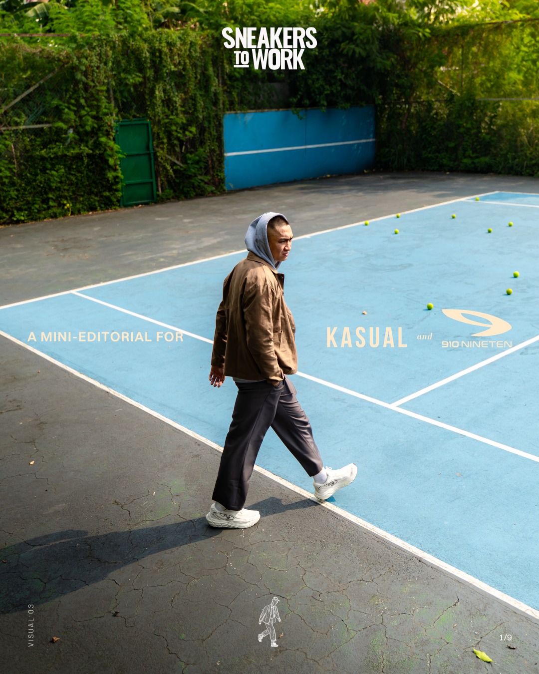 On a sunlit court, style meets function. KASUAL’s tailored ease pairs with 910 Sportstyle’s shoes to keep every step effortless. It’s not about performing for the crowd. It’s about living in style that matches the people wearing it, carrying every step forward. #KASUAL #910Sportstyle #SneakersToWork ————————— Creative Direction: STW
Production: Ads Kreasi @adskreasi On a sunlit court, style meets function. KASUAL’s tailored ease pairs with 910 Sportstyle’s shoes to keep every step effortless. It’s not about performing for the crowd. It’s about living in style that matches the people wearing it, carrying every step forward. #KASUAL #910Sportstyle #SneakersToWork ————————— Creative Direction: STW
Production: Ads Kreasi @adskreasi