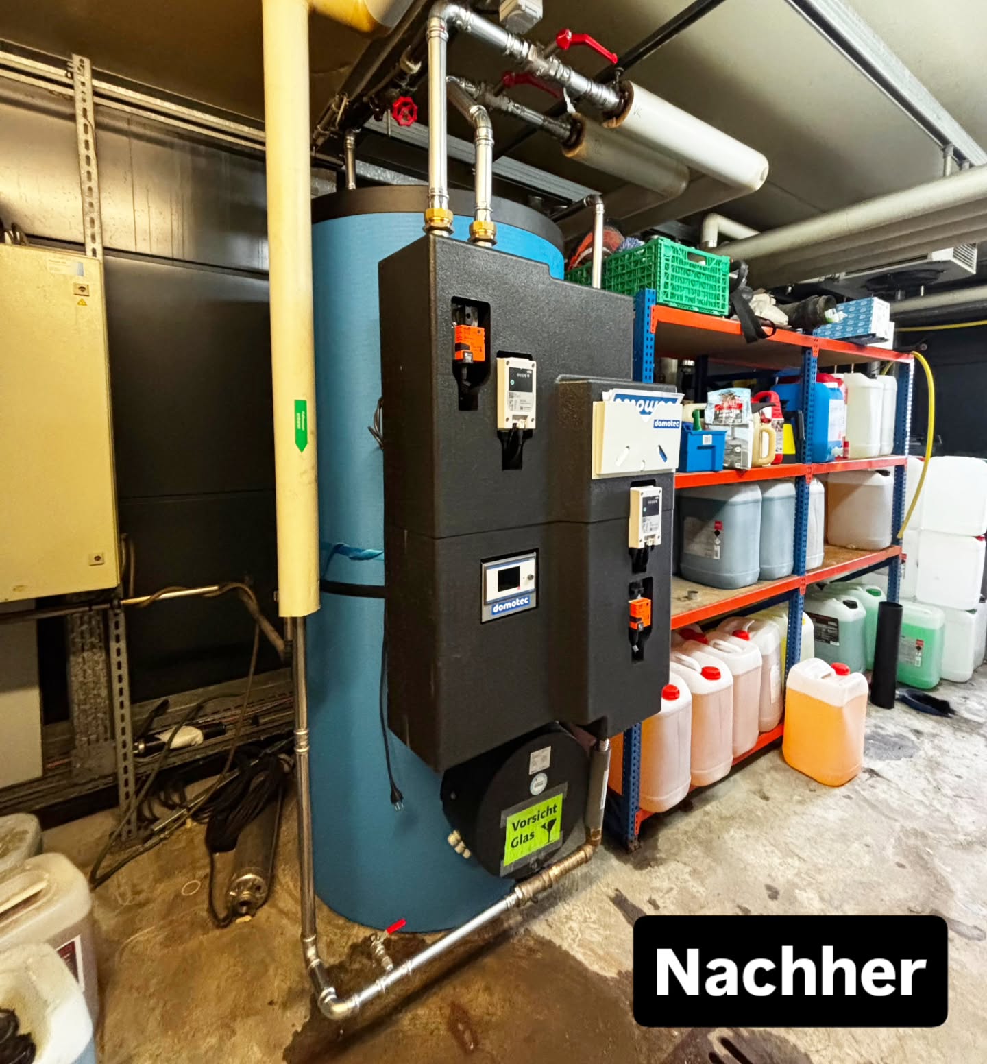 ✨ Zuverlässige Warmwasserlösungen für die Industrie❗️💯
Heute haben wir den neuen @domotec_ag Syncro Wassererwärmer bei unserem Kunden installiert. 💯🤝🏼 Dieser wird ausschliesslich für industrielle Zwecke verwendet. 🦺
Zuverlässig, effizient und fachgerecht genau dafür stehen wir bei Heizung-Sanitär Feigenwinter AG. 🔧💧🧑🏻🔧
#sanitärheizungFeigenwinter #Wassererwärmer #Installation #Sanitär #Heizung #Facharbeit #Qualität #Handwerk #SchweizerHandwerk #Warmwasser #Sanitärtechnik #Projektvorbereitung #Teamwork #feigenwinter #wirdiegebäudetechniker