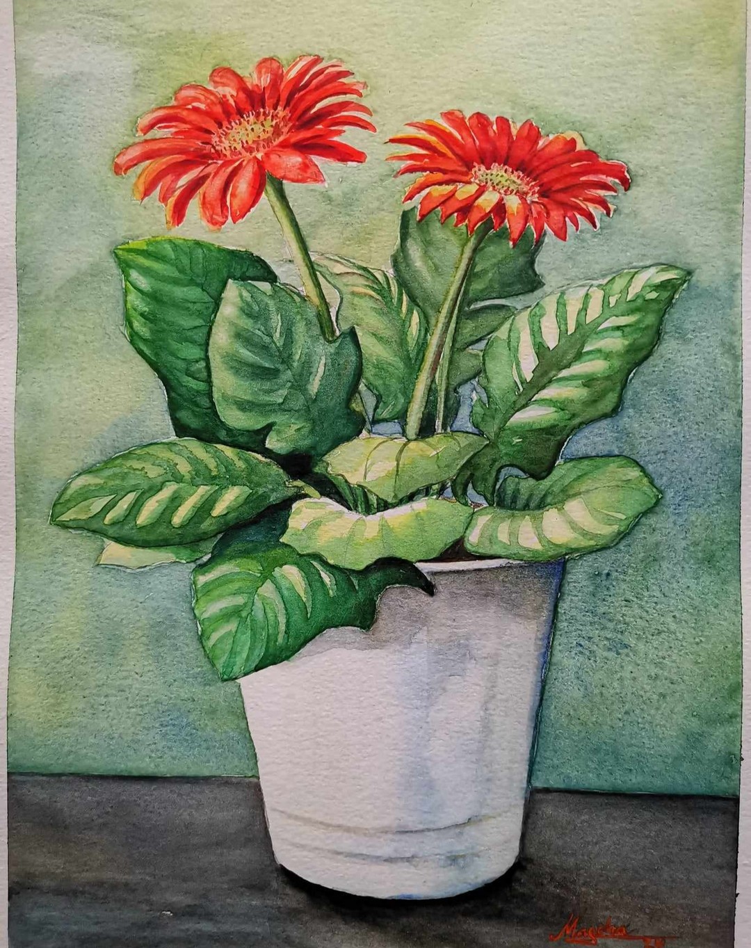 Je m’entraîne pour la classe
Bonnes vacances
Just practicing for the class
Enjoy the vacation
#watercolor
#aquarelle
#morges
#flowers
#coursdepeinture