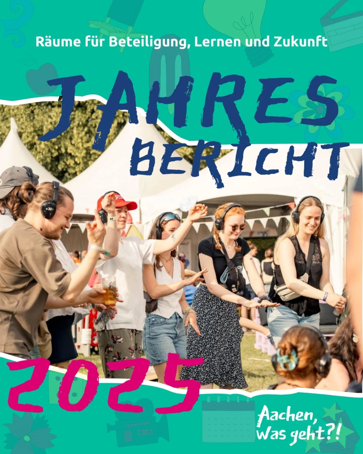 Unser Jahresreport 2025 ist da. 💚
2025 war für uns ein Jahr des Aufbruchs:
Pop-up-Lernraum, Kinderstadt, KI-Formate, Festivals, Schulprojekte – und vor allem: ganz viele Menschen, die Aachen gemeinsam gestalten.
Dieser Jahresreport zeigt, was möglich wird, wenn Stadtgesellschaft, Initiativen, Verwaltung und Unternehmen zusammenkommen.
Mit Zahlen, Einblicken, Projekten – und ganz viel Dankbarkeit.
Danke an alle Partner*innen, Förderer, Ehrenamtlichen und Mitstreiter*innen, die das möglich gemacht haben. 🫶
👉 Reinschauen lohnt sich.
👉 Link in der Bio.
#AachenWasGeht #Jahresreport #Aachen #Wirkung #ZukunftGestalten