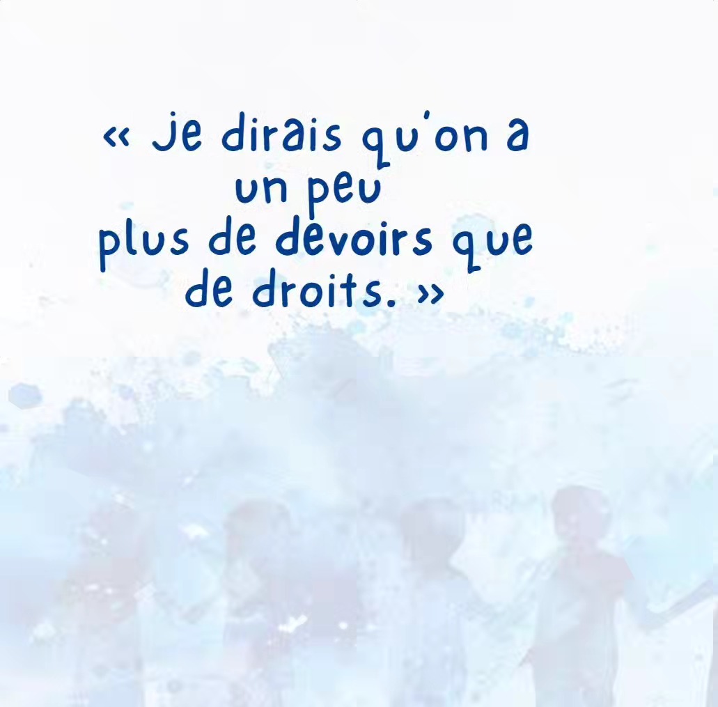 Les droits et devoirs vu par deux élèves du CO d'Octodure.L'article complet est dans le dernie....