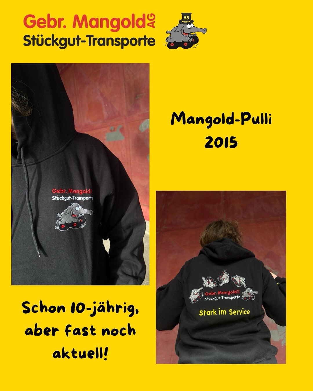Flashback-Friday 🥁
🚀 Wir haben eine kleine Zeitreise durch unser Kleidungsarchiv gemacht - wer kennt das eine oder andere Stück noch? 🐘
Und: wem gefallen die „Retro-Pullis“ von 1990-1993? 🩷💜
Braucht es ein Revival? 🔥
#flashbackfriday #gebrmangoldag