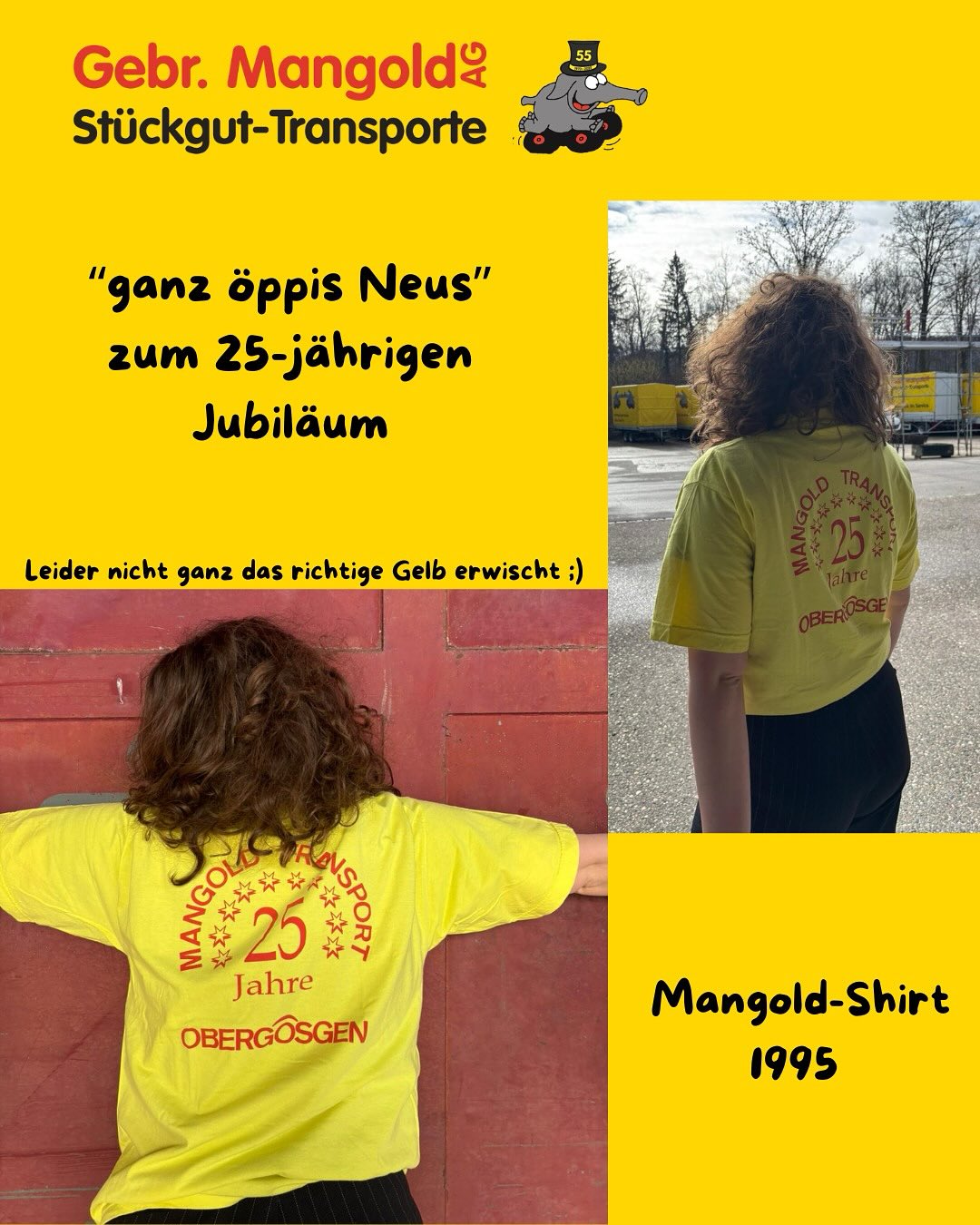 Flashback-Friday 🥁
🚀 Wir haben eine kleine Zeitreise durch unser Kleidungsarchiv gemacht - wer kennt das eine oder andere Stück noch? 🐘
Und: wem gefallen die „Retro-Pullis“ von 1990-1993? 🩷💜
Braucht es ein Revival? 🔥
#flashbackfriday #gebrmangoldag