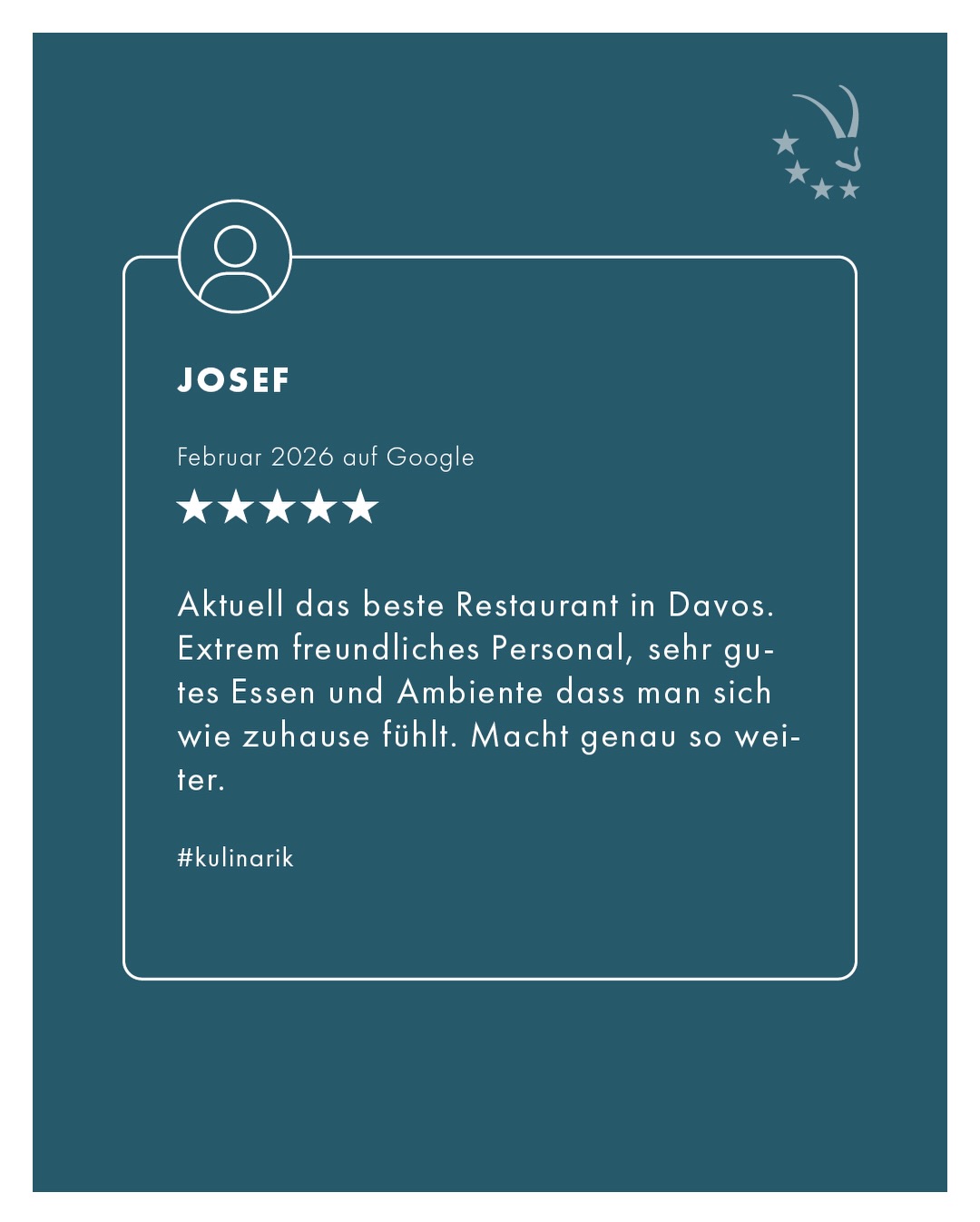 Aktuell das beste Restaurant in Davos? Das sagt zu…