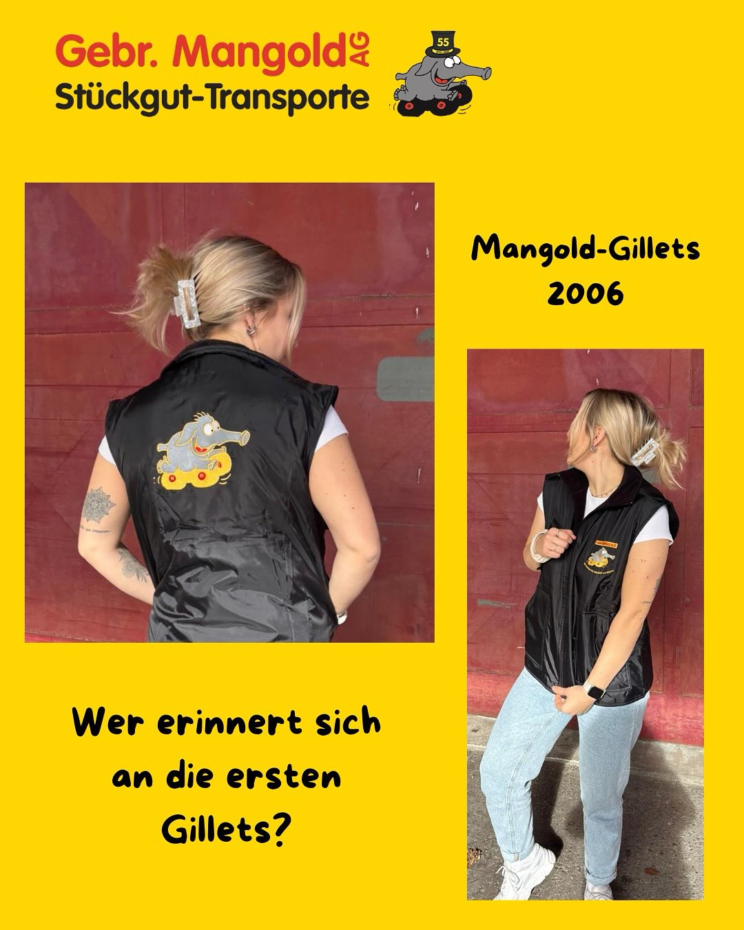 Flashback-Friday 🥁
🚀 Wir haben eine kleine Zeitreise durch unser Kleidungsarchiv gemacht - wer kennt das eine oder andere Stück noch? 🐘
Und: wem gefallen die „Retro-Pullis“ von 1990-1993? 🩷💜
Braucht es ein Revival? 🔥
#flashbackfriday #gebrmangoldag