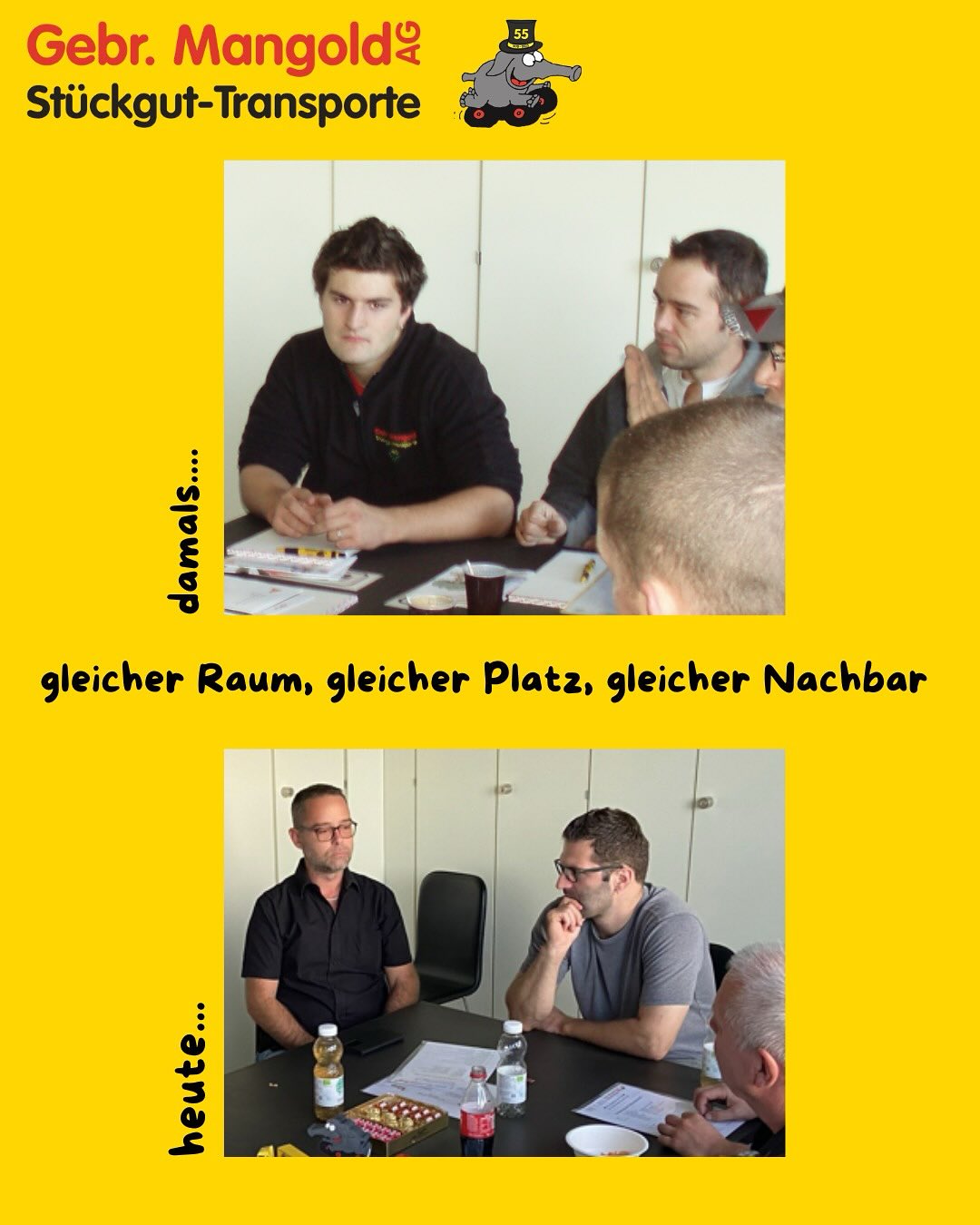 Flashback Friday 🥁
Unser heutiger #flashbackfriday führt uns in die Lernendenausbildung. Ramon hat 2008 mit seiner Lehre als Lastwagenführer EFZ gestartet und ist heute als Ausbildner bei uns tätig. 🐘
Stellvertretend für alle unsere Ausbildner bedanken wir uns bei Ramon für seine Arbeit! So kann eine Karriere bei der Gebr. Mangold AG aussehen. 🏆🚚💨