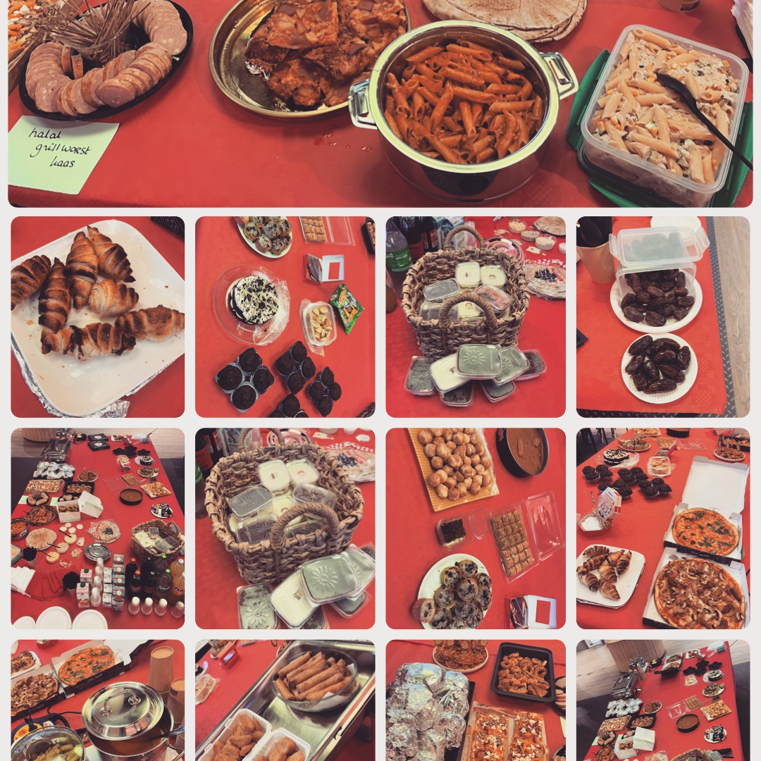 Afgelopen dinsdag hebben op school genoten van een heerlijke Iftar. Dank aan onze leerlingen en collega's die dit met elkaar hebben mogelijk gemaakt. We wensen iedereen alvast een fijn Suikerfeest toe. Eid Mubarak!