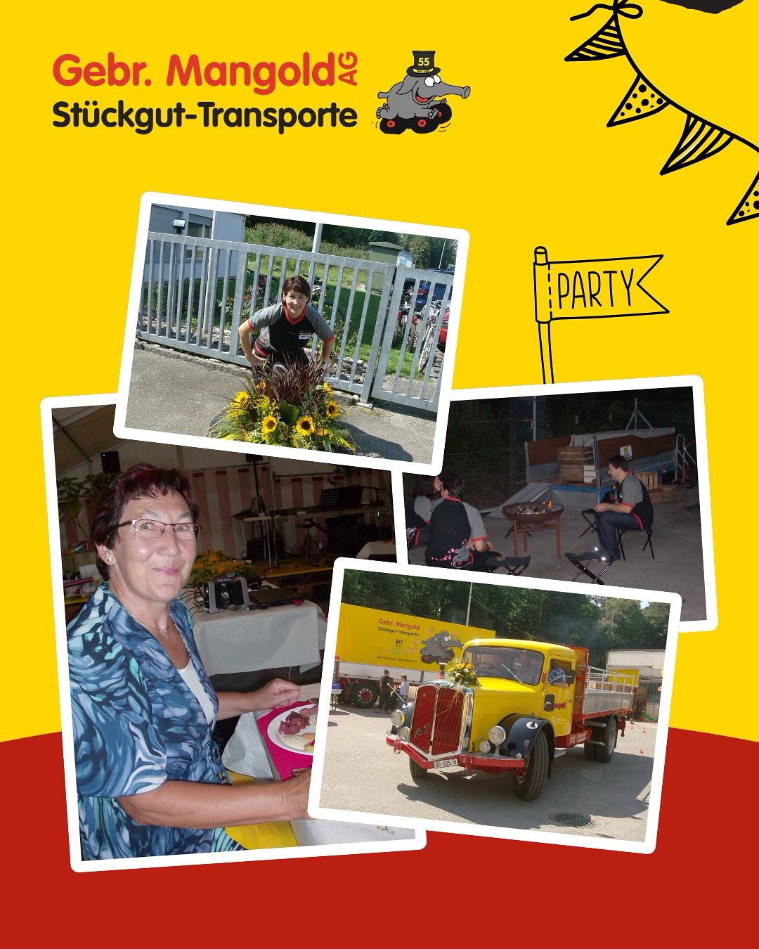 🥁 Unser heutiger #flashbackfriday führt uns 16 Jahre in die Vergangenheit. 2010 hat die Firma Gebr. Mangold das 40-jährige Bestehen gebührend gefeiert. 🍾
Wer war beim Jubiläumsfest dabei? 🥳
#gebrmangoldag#56jahremangold#flashback