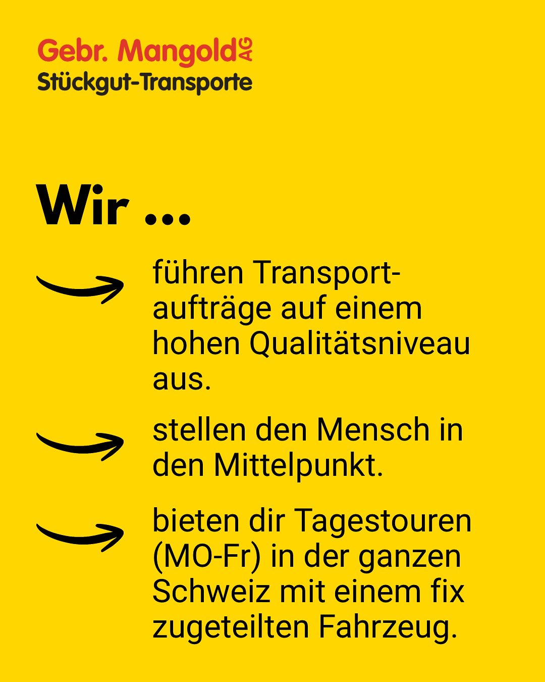 Wir suchen DICH! 🫵🏼
Bist du auf der Suche nach einer neuen Herausforderung? Dann melde dich noch heute bei uns! 🚚🐘