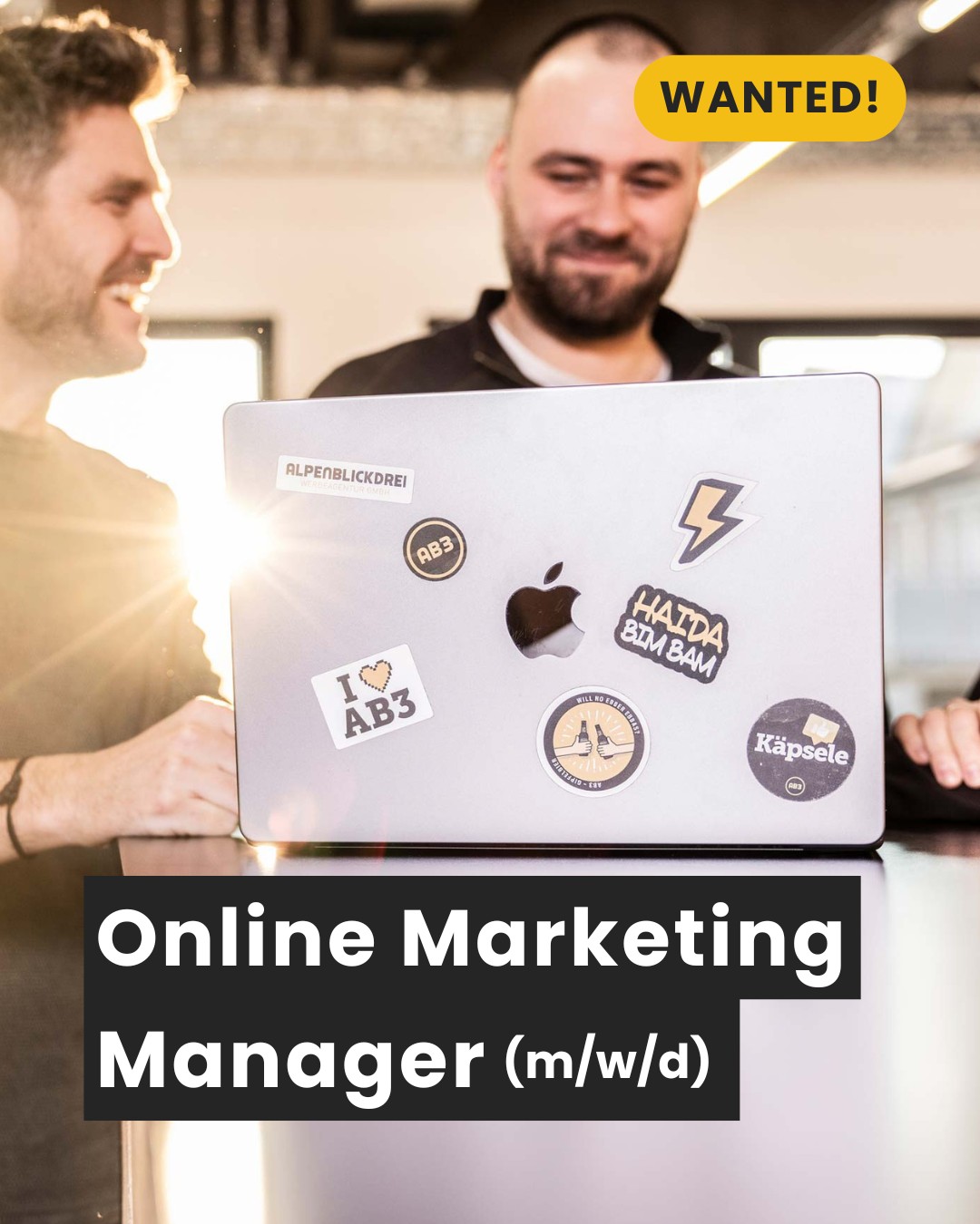 WANTED: Online Marketing Manager (m/w/d) gesucht! 🚀
SEO ist für dich mehr als nur ein Buzzword? Du denkst in Content, Kampagnen und Performance – und Social Media gehört bei dir sowieso selbstverständlich dazu? Dann wird’s Zeit, dass wir uns kennenlernen! 😏
Was dich bei uns erwartet?
Ein Team, das liefert. Projekte, die richtig Bock machen. Kunden, die was bewegen wollen. Und vor allem: jede Menge Raum für deine Ideen! 🧠✨
Du entwickelst Content, der nicht nur gut klingt, sondern performt. Du steuerst Kampagnen von der ersten Idee bis zur Auswertung und weißt genau, wie SEO, SEA & Social Media perfekt zusammenspielen. 📈
Kurz gesagt: Du machst aus Strategie echte Ergebnisse! 💥
Klingt nach dir? Dann hör auf zu scrollen und meld dich bei uns! Wir können es kaum erwarten, dich kennenzulernen. (Link in Bio) 🔥
#AB3 #Werbeagentur #Marketingagentur #Fullservice #Tettnang #BadWaldsee #Bodensee #Teamwork #FullserviceAgentur #OnlineMarketing #SEO #SEA #SocialMedia #PerformanceMarketing #Jobs #Karriere