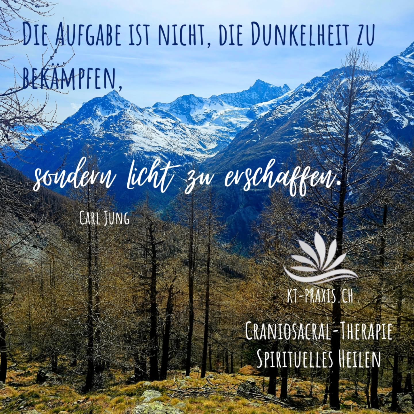 KT-PRAXIS für ganzheitliche Gesundheit
www.kt-praxis.ch
Craniosacral-Therapie
Spirituelles Heilen
Für Babys, Kinder und Erwachsene
Ariane C. Joller
Komplementärtherapeutin BZ OdA KT
Grossmatt 3, 6052 Hergiswil NW
+41 79 411 07 61
Abendtermine verfügbar
Termin buchen:
https://book.calenso.com/kt-praxis/a.joller@kt-praxis.ch
Krankenkassen anerkannt
#ktpraxis #therapie #spiritualität #craniosacraltherapie #hergiswil