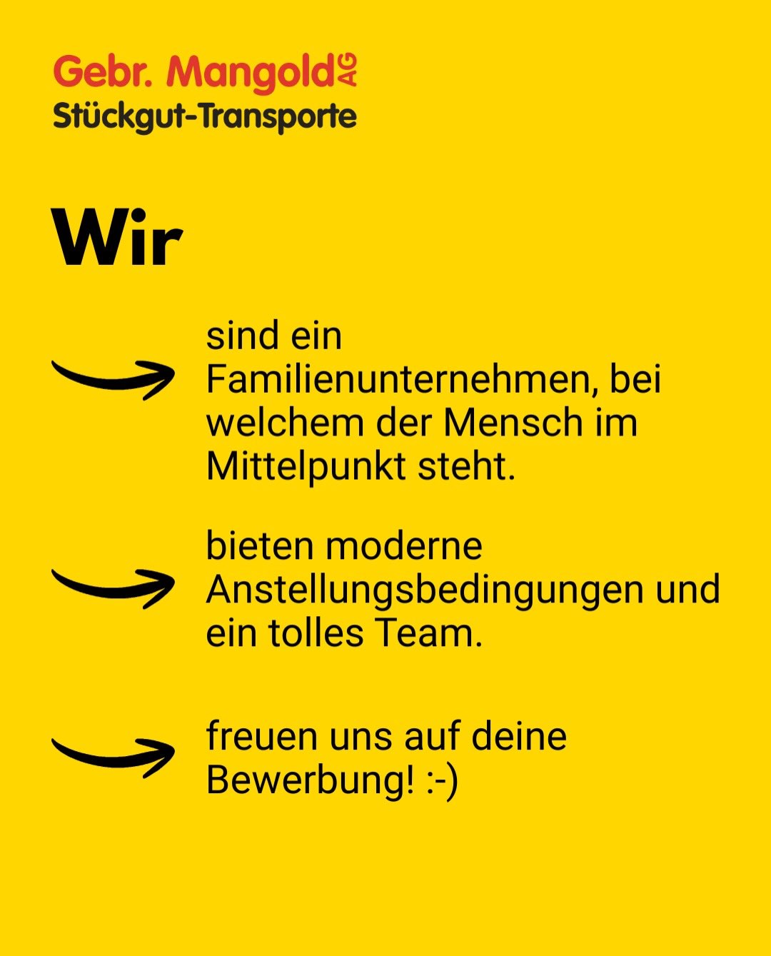 Wir erweitern unser Team und suchen nach Verstärkung! 👀
Bist du auf der Suche nach einer neuen Herausforderung? Wenn du gut Deutsch & Französisch sprichst, dich von 100 Anrufen nicht aus der Ruhe bringen lässt und Lust hast, Teil von einem tollen, familiären Team zu sein - dann bist du die richtige Person für uns! 🤩
Melde dich bei uns, damit wir uns kennenlernen können. Wir freuen uns auf dich! 🐘🚚☎️
