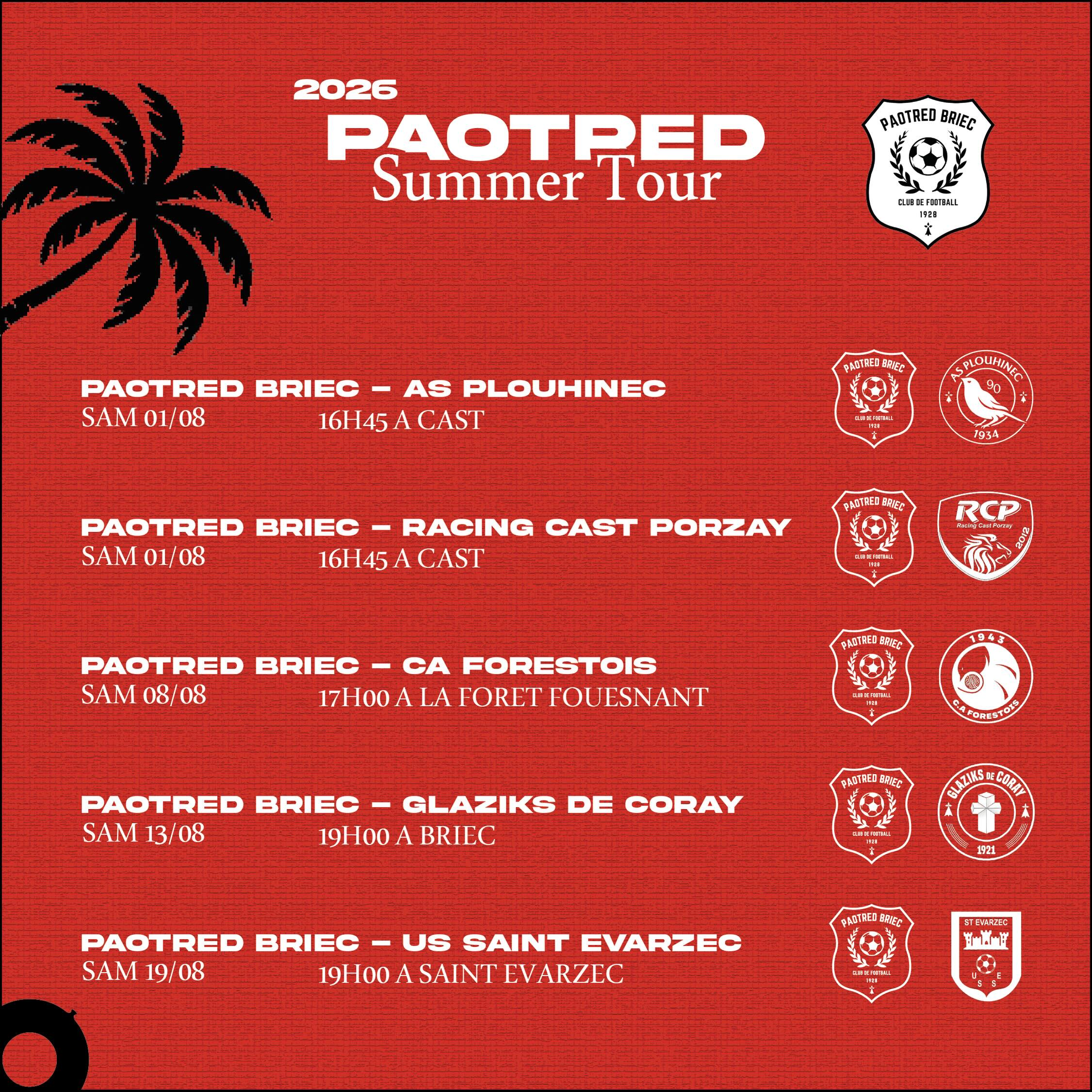 🔴⚫️ Place aux matchs de préparation ! ❤️🖤 Découvre…