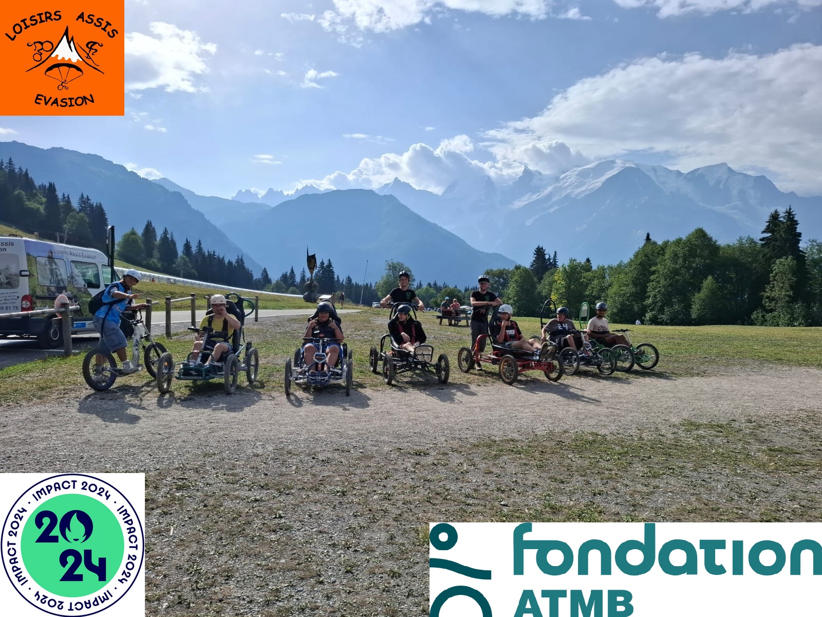 Découverte du fauteuil-tout terrain à Passy Plaine-Joux pour les résidents du Foyer d'herbegement Louis Rouge de Cluses.
6 adultes en situation de handicap ont pu découvrir le Cimgo, le Quadrix et le Buggy-bike à travers les maginifiques chemins et paysages du pays du Mont-Blanc.
Un grand merci à la fondation ATMB ainsi qu'à l'ANS qui ont financé cette sortie !!!@atmb_vivreenhautesavoie @agence_du_sport @tessier_adaptive_sports @quadrix_officiel @passymontblanc @aller_plus_haut